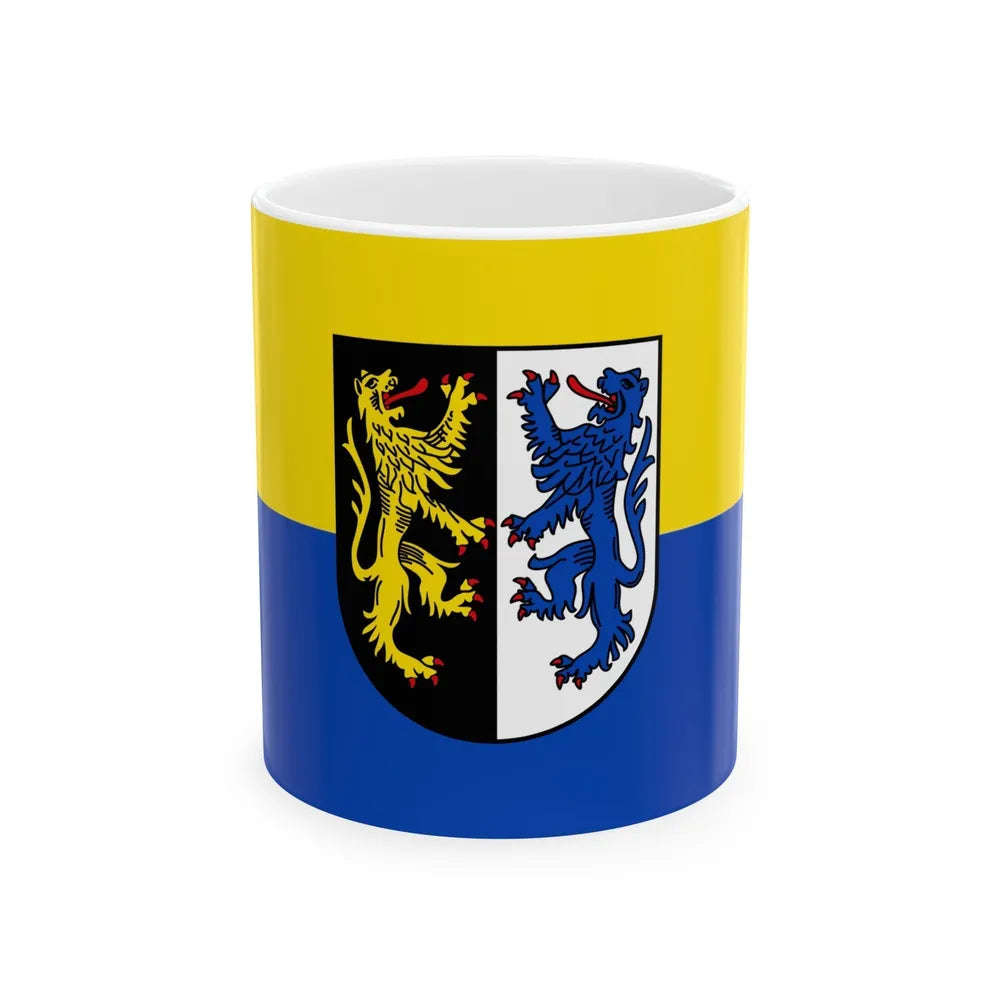 Flag of Kusel Germany - White Coffee Mug-11oz-Go Mug Yourself