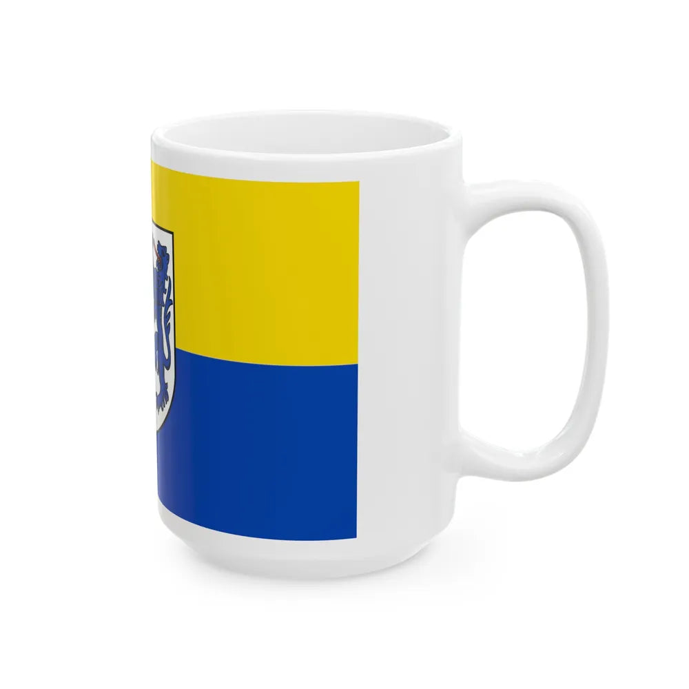 Flag of Kusel Germany - White Coffee Mug-Go Mug Yourself