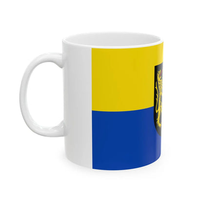 Flag of Kusel Germany - White Coffee Mug-Go Mug Yourself