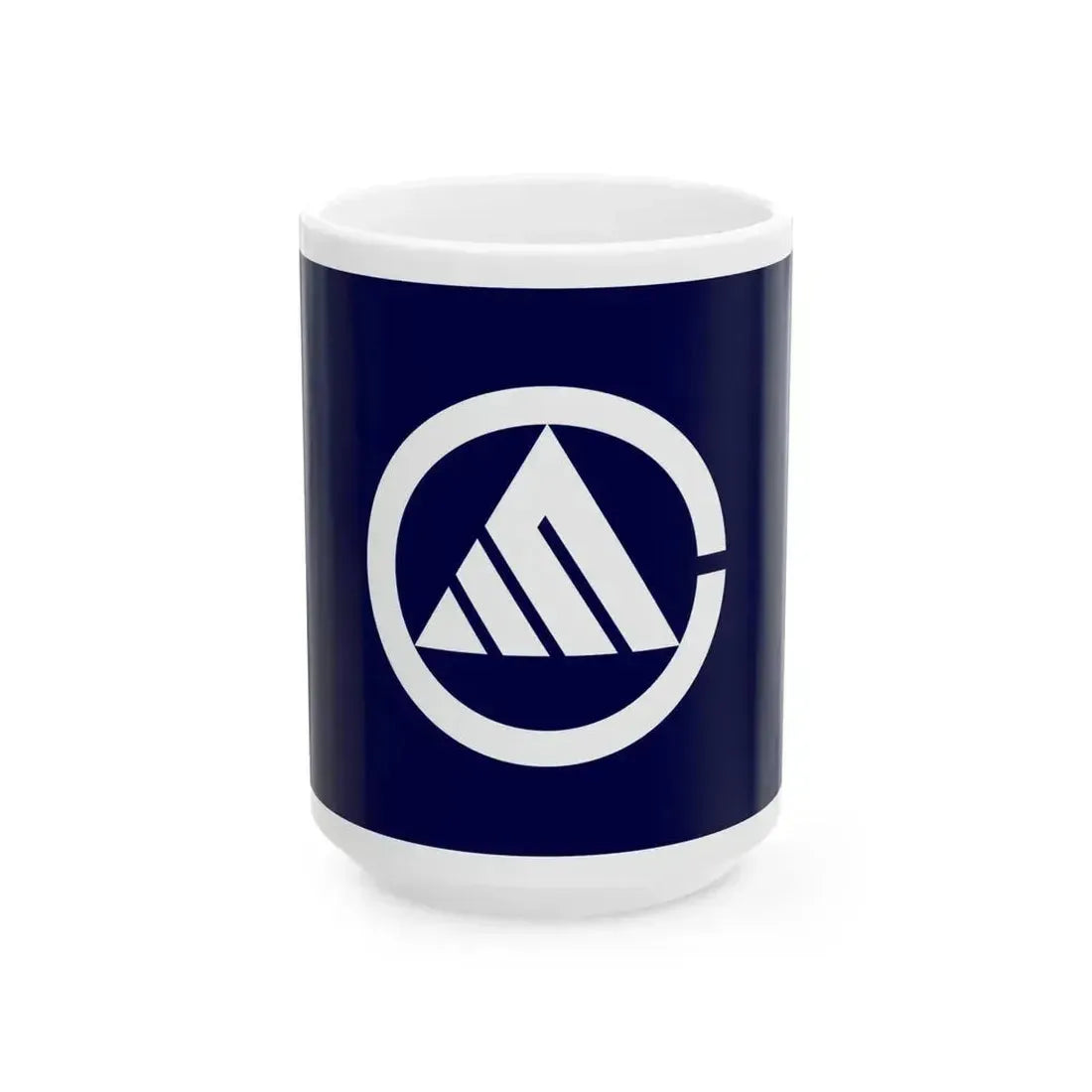 Flag of Kushigata Yamanashi 1954-2003 (Japan) White Coffee Mug 15oz - Go Mug Yourself