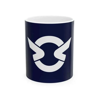 Flag of Kushima Miyazaki (Japan) White Coffee Mug 11oz - Go Mug Yourself