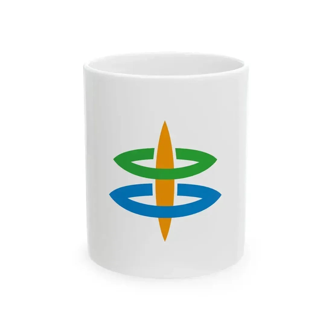 Flag of Kushimoto Wakayama (Japan) White Coffee Mug 11oz - Go Mug Yourself