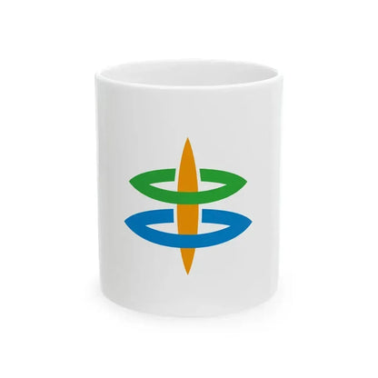 Flag of Kushimoto Wakayama (Japan) White Coffee Mug 11oz - Go Mug Yourself