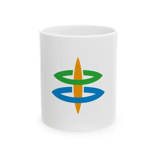 Flag of Kushimoto Wakayama (Japan) White Coffee Mug 11oz - Go Mug Yourself