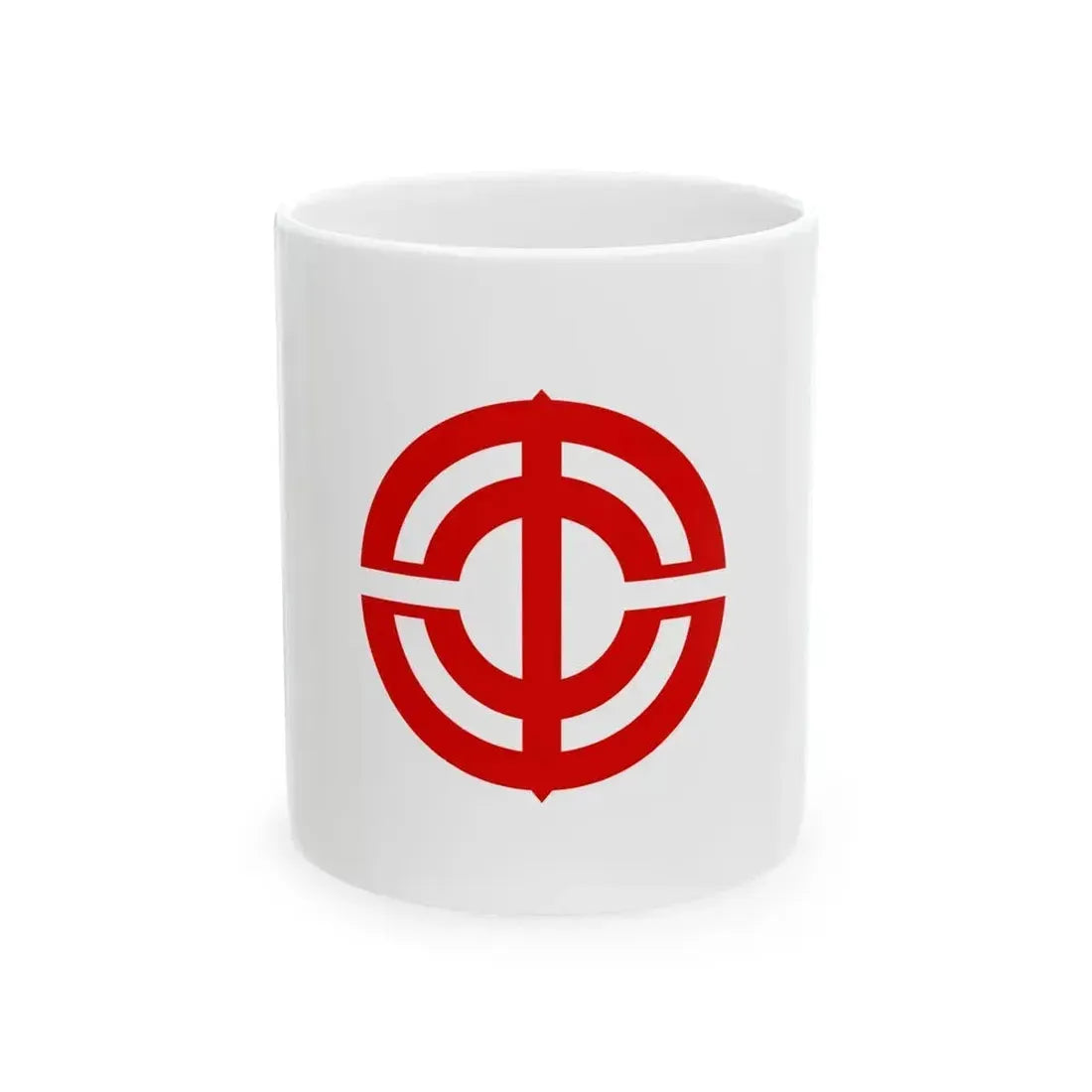 Flag of Kushira Kagoshima 1968-2006 (Japan) White Coffee Mug 11oz - Go Mug Yourself