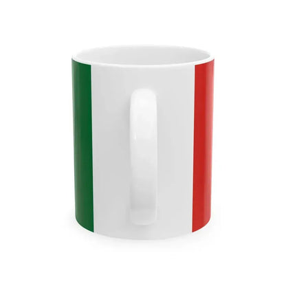 Flag of Kustanszeg (Hungary) White Coffee Mug - Go Mug Yourself