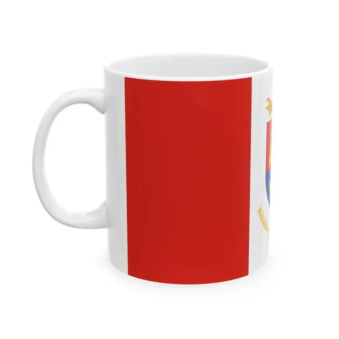Flag of Kustanszeg (Hungary) White Coffee Mug - Go Mug Yourself