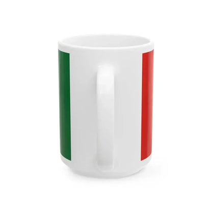 Flag of Kustanszeg (Hungary) White Coffee Mug - Go Mug Yourself