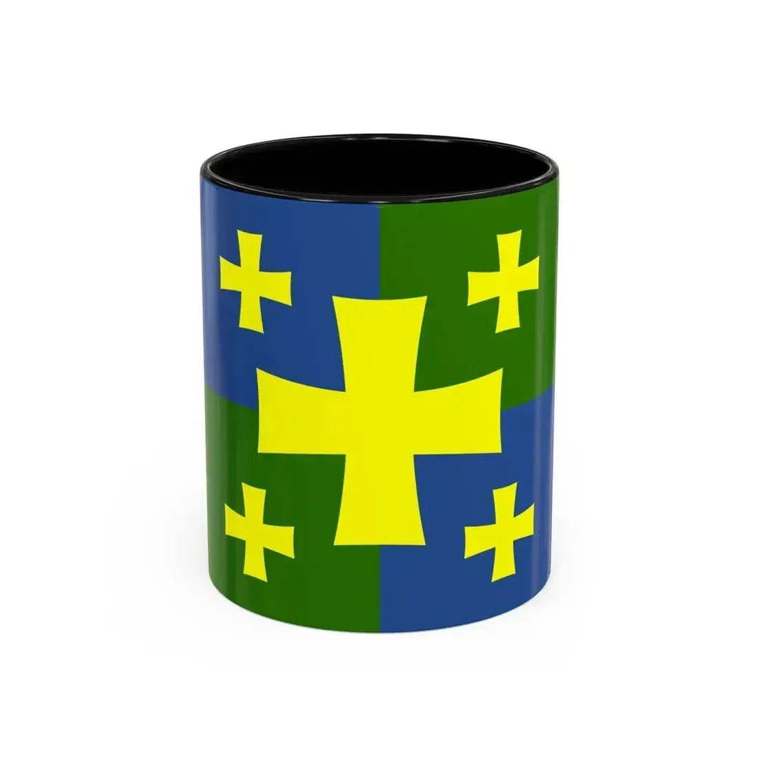 Flag of Kutaisi Georgia - Accent Coffee Mug 11oz Black - Go Mug Yourself