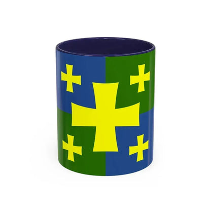 Flag of Kutaisi Georgia - Accent Coffee Mug 11oz Navy - Go Mug Yourself