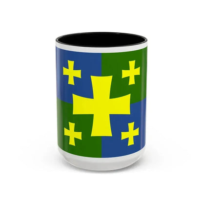 Flag of Kutaisi Georgia - Accent Coffee Mug 15oz Black - Go Mug Yourself
