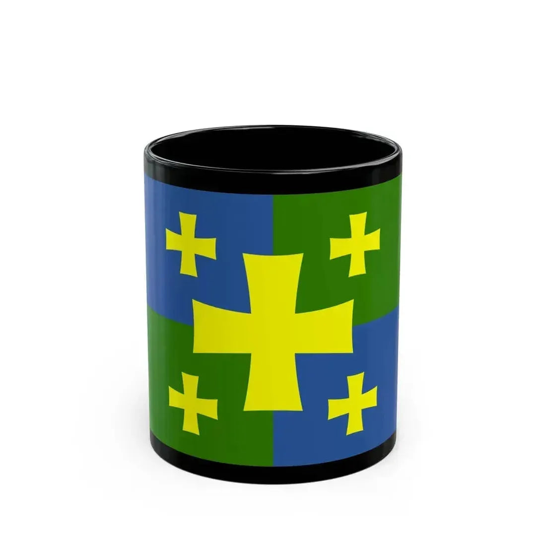 Flag of Kutaisi Georgia - Black Coffee Mug 11oz - Go Mug Yourself
