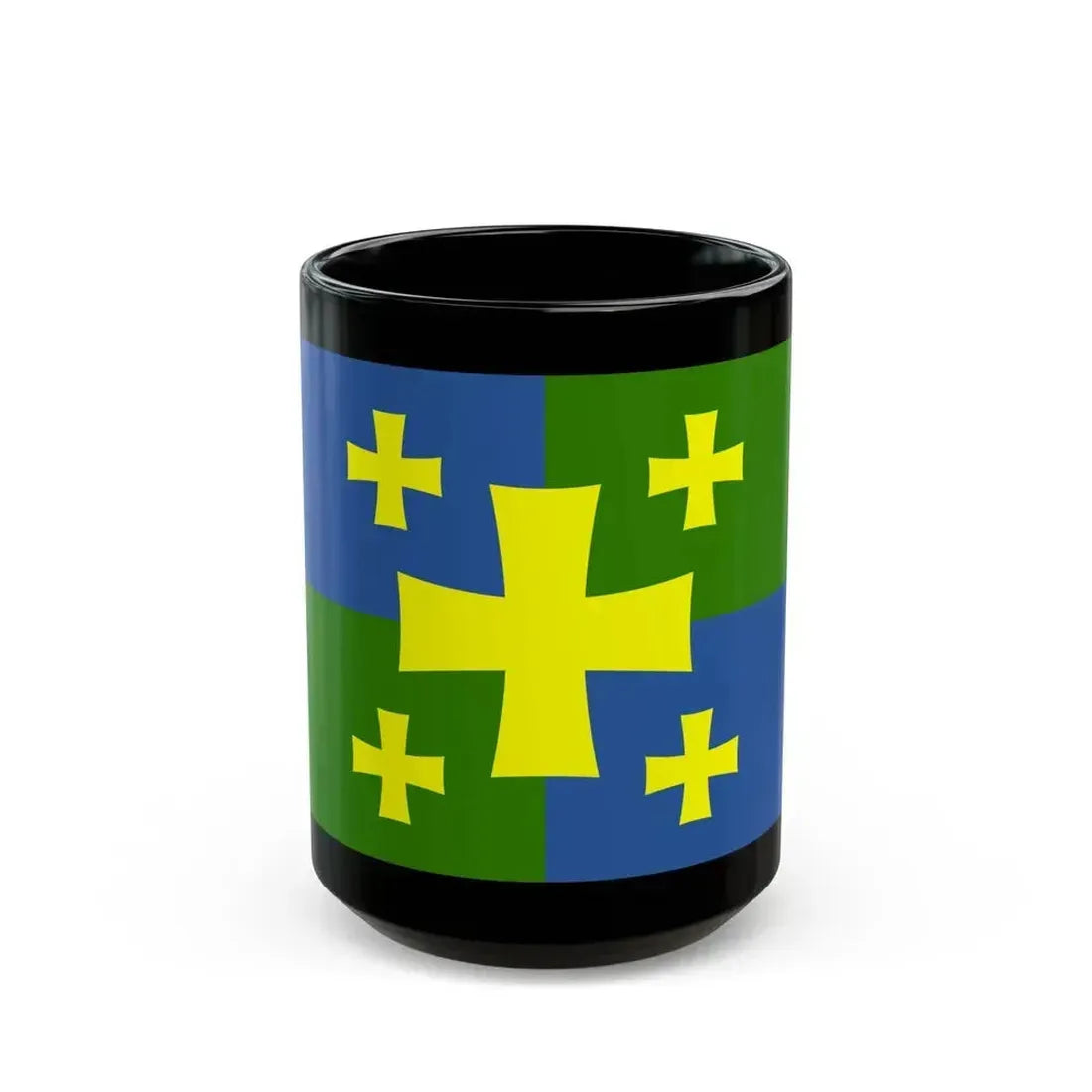 Flag of Kutaisi Georgia - Black Coffee Mug 15oz - Go Mug Yourself