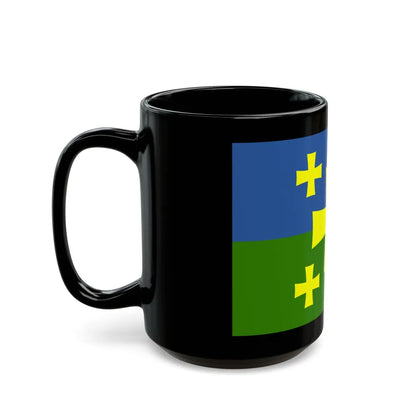 Flag of Kutaisi Georgia - Black Coffee Mug-Go Mug Yourself