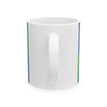 Flag of Kutaisi Georgia (Georgia) White Coffee Mug - Go Mug Yourself
