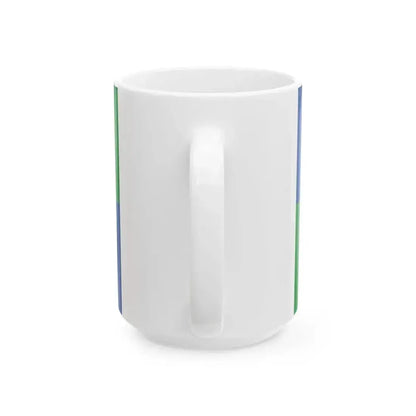 Flag of Kutaisi Georgia (Georgia) White Coffee Mug - Go Mug Yourself