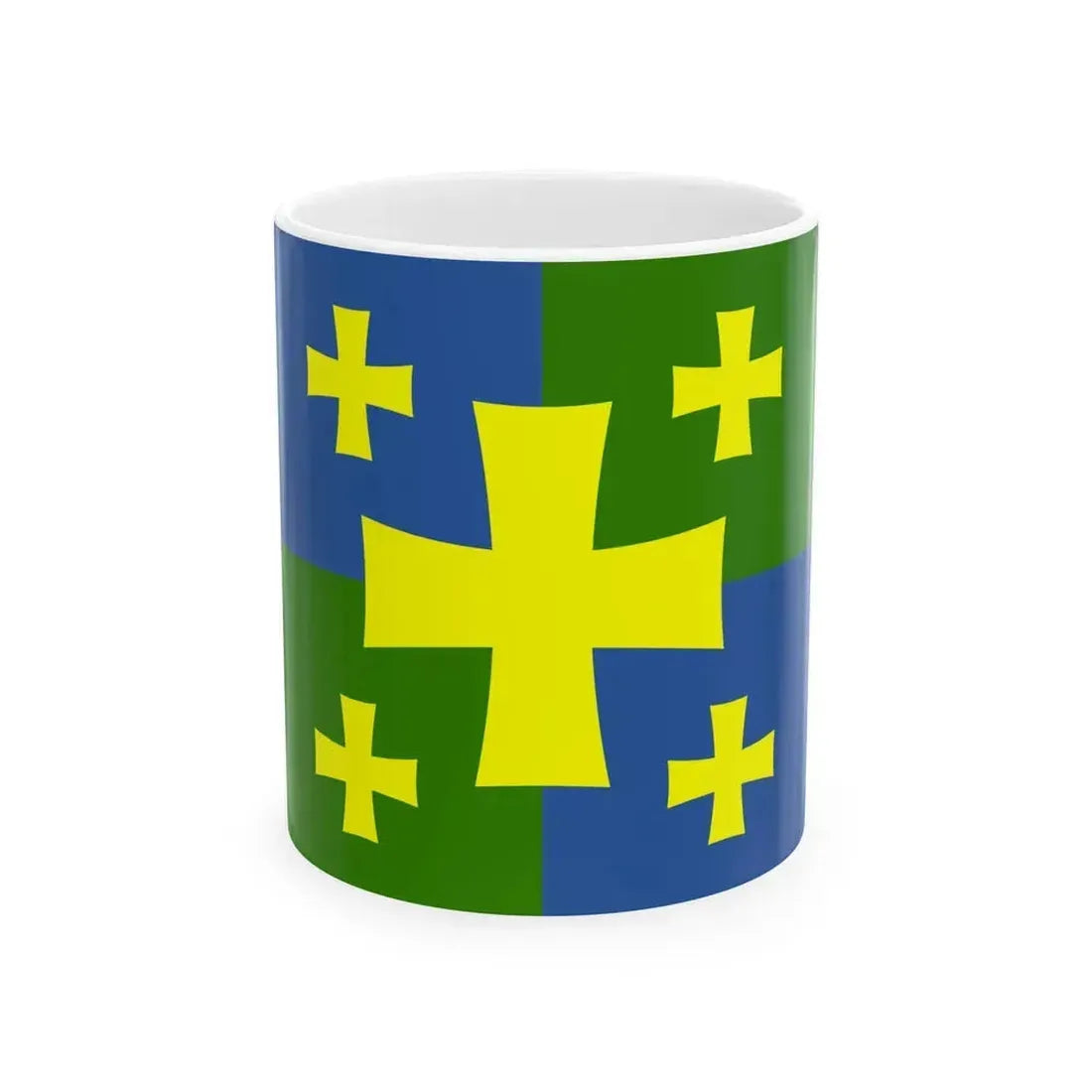 Flag of Kutaisi Georgia - White Coffee Mug - Go Mug Yourself