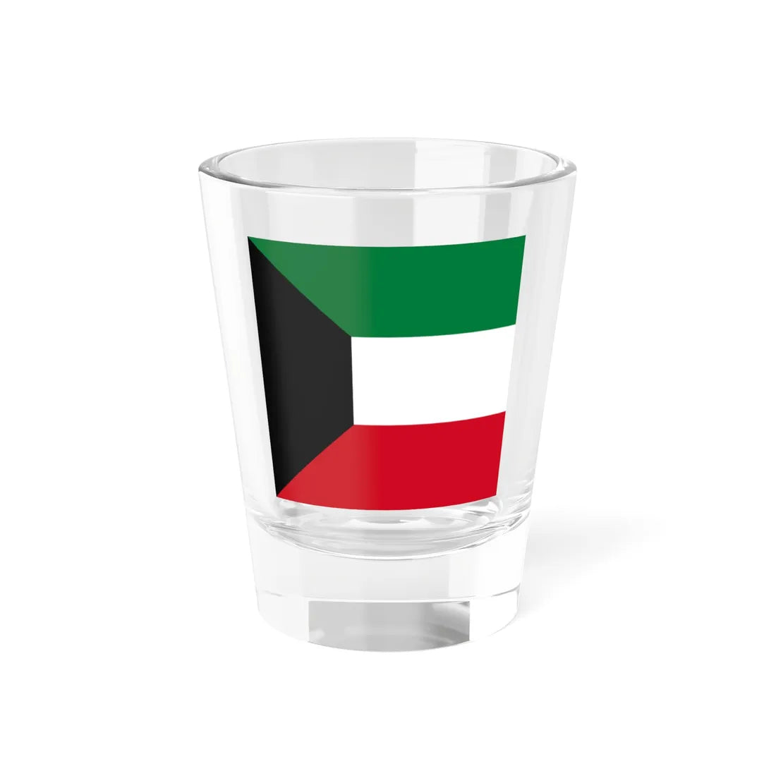 Flag of Kuwait 1-1 (Kuwait) Shot Glass 1.5oz 1.5oz - Go Mug Yourself