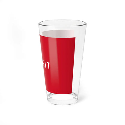 Flag of Kuwait 1906 proposal (Kuwait) Pint Glass 16oz - Go Mug Yourself