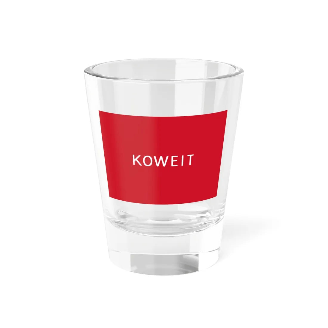 Flag of Kuwait 1906 proposal (Kuwait) Shot Glass 1.5oz 1.5oz - Go Mug Yourself