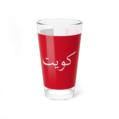 Flag of Kuwait 1914-1921 (Kuwait) Pint Glass 16oz 16oz - Go Mug Yourself