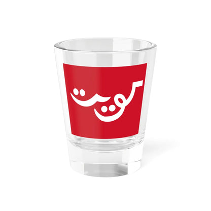Flag of Kuwait 1915-1956 alternative (Kuwait) Shot Glass 1.5oz 1.5oz - Go Mug Yourself