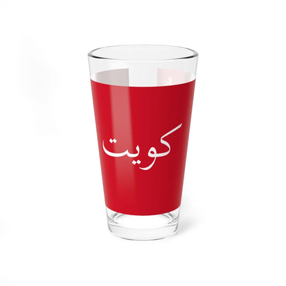 Flag of Kuwait 1921-1940 (Kuwait) Pint Glass 16oz 16oz - Go Mug Yourself
