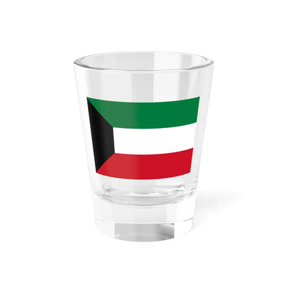 Flag of Kuwait 3-2 (Kuwait) Shot Glass 1.5oz 1.5oz - Go Mug Yourself