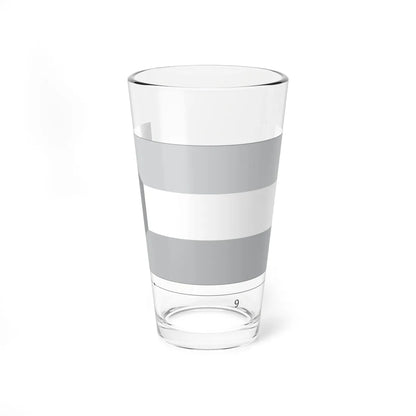 Flag of Kuwait construction (Kuwait) Pint Glass 16oz 16oz - Go Mug Yourself