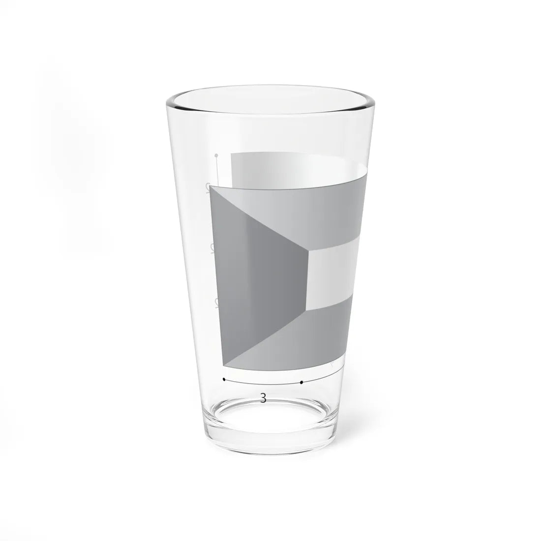 Flag of Kuwait construction (Kuwait) Pint Glass 16oz - Go Mug Yourself