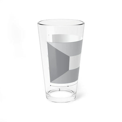 Flag of Kuwait construction (Kuwait) Pint Glass 16oz - Go Mug Yourself
