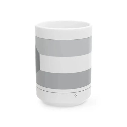 Flag of Kuwait construction (Kuwait) White Coffee Mug 15oz - Go Mug Yourself