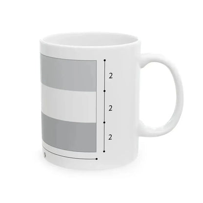 Flag of Kuwait construction (Kuwait) White Coffee Mug - Go Mug Yourself