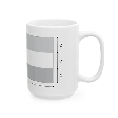 Flag of Kuwait construction (Kuwait) White Coffee Mug - Go Mug Yourself