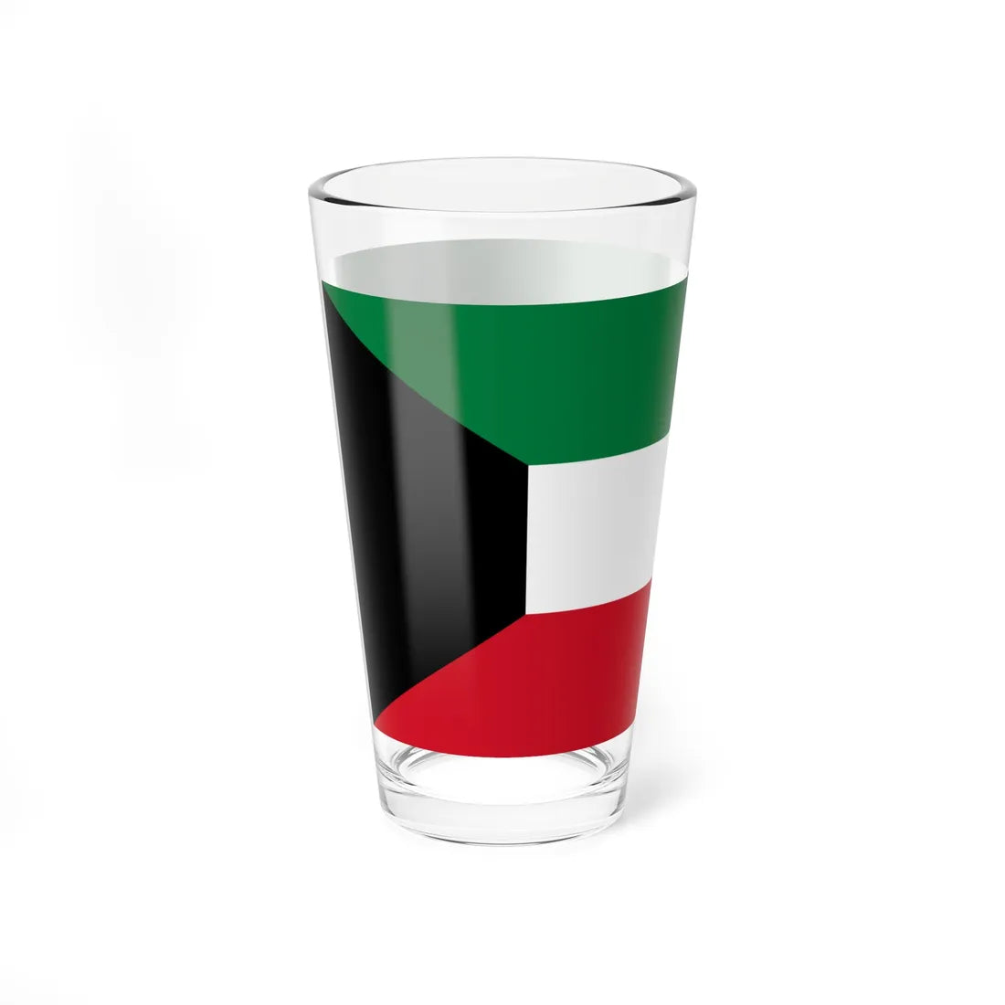 Flag of Kuwait (Kuwait) Pint Glass 16oz - Go Mug Yourself