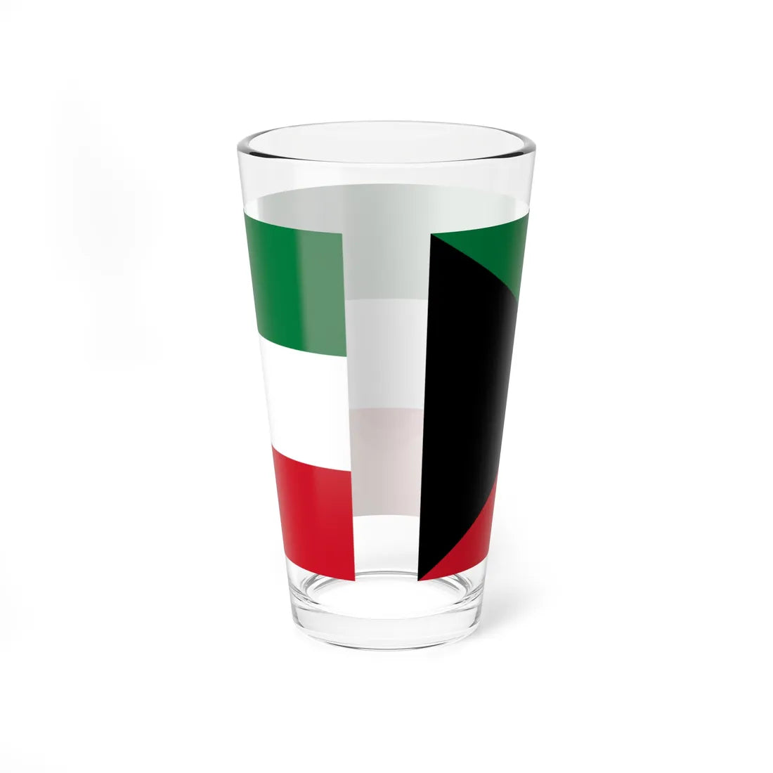 Flag of Kuwait (Kuwait) Pint Glass 16oz - Go Mug Yourself