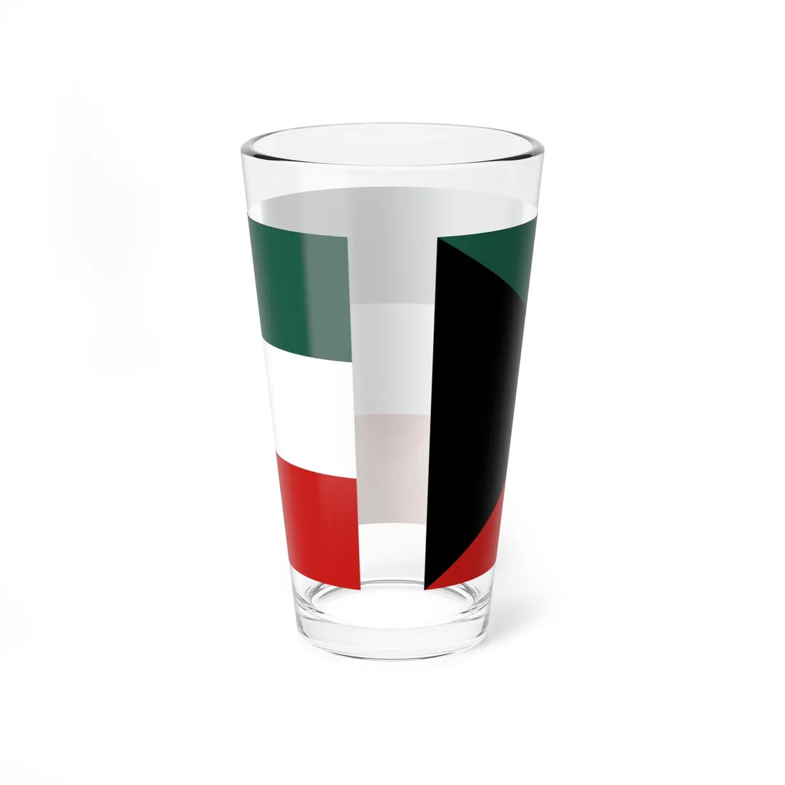 Flag of Kuwait Variant (Kuwait) Pint Glass 16oz - Go Mug Yourself