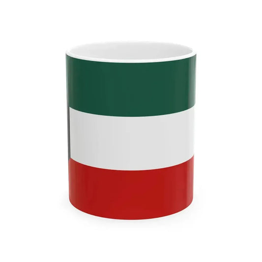 Flag of Kuwait Variant (Kuwait) White Coffee Mug 11oz - Go Mug Yourself