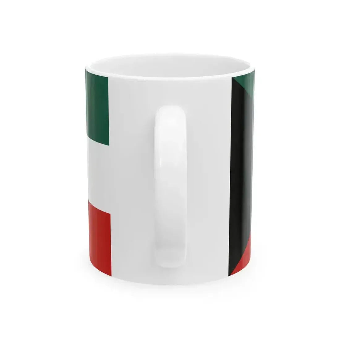 Flag of Kuwait Variant (Kuwait) White Coffee Mug - Go Mug Yourself