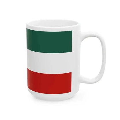 Flag of Kuwait Variant (Kuwait) White Coffee Mug - Go Mug Yourself