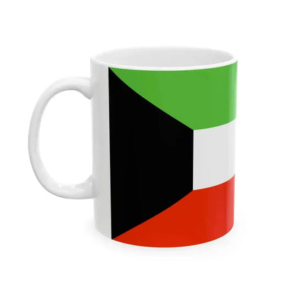 Flag of Kuwait WFB 2000 (Kuwait) White Coffee Mug - Go Mug Yourself