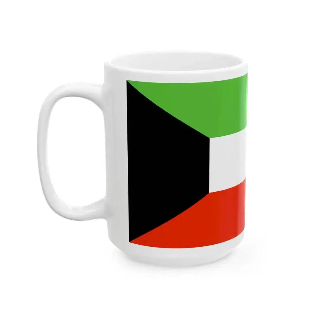 Flag of Kuwait WFB 2000 (Kuwait) White Coffee Mug - Go Mug Yourself