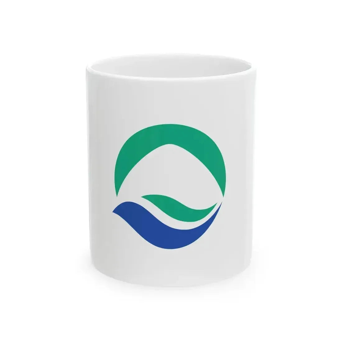 Flag of Kuwana Mie (Japan) White Coffee Mug 11oz - Go Mug Yourself