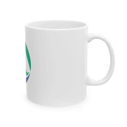 Flag of Kuwana Mie (Japan) White Coffee Mug - Go Mug Yourself