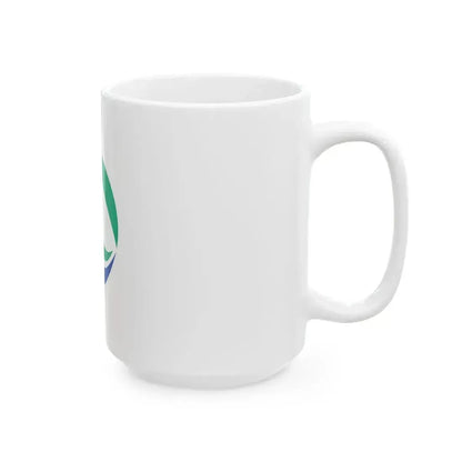 Flag of Kuwana Mie (Japan) White Coffee Mug - Go Mug Yourself
