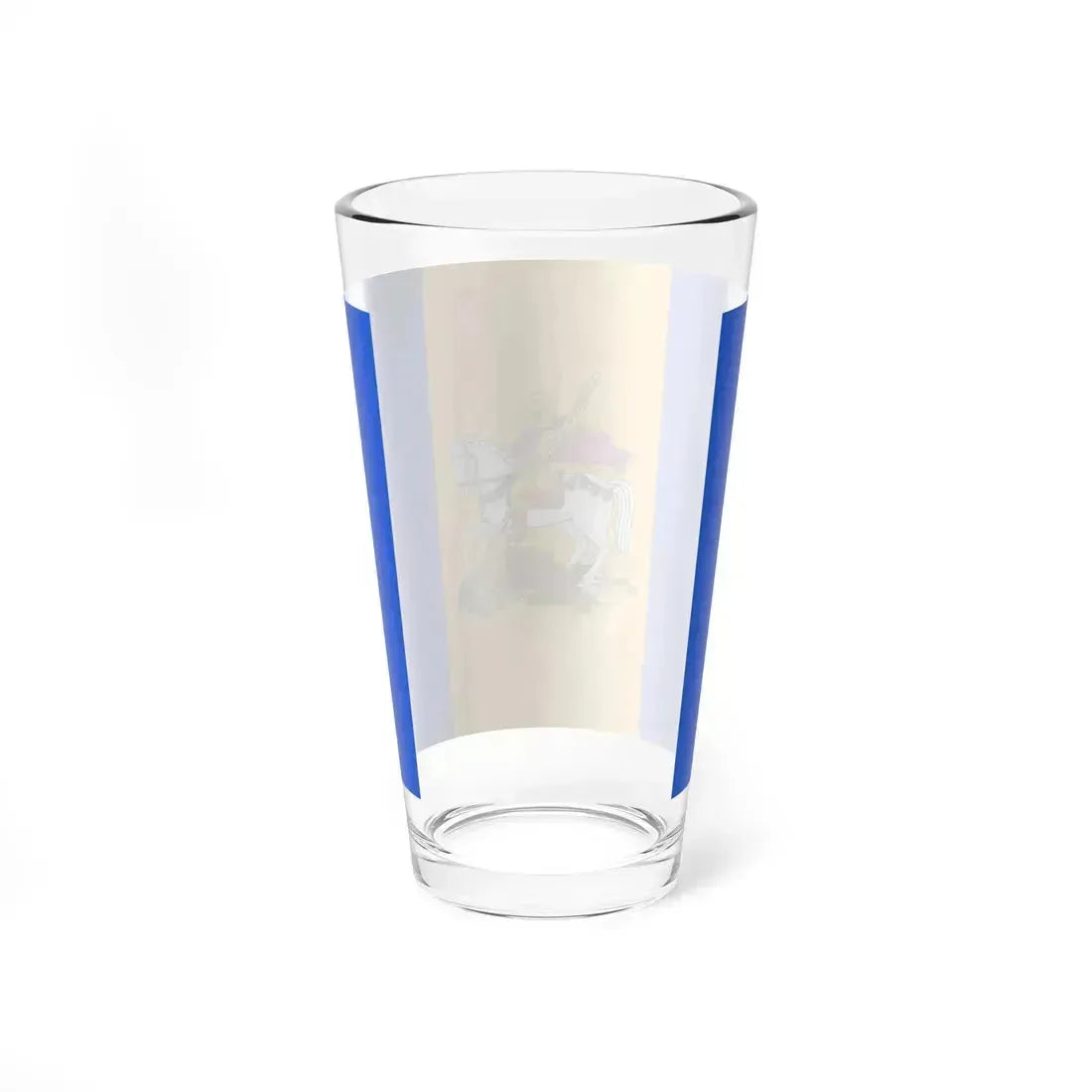 Flag of Kyiv Oblast (Ukraine) Pint Glass 16oz - Go Mug Yourself