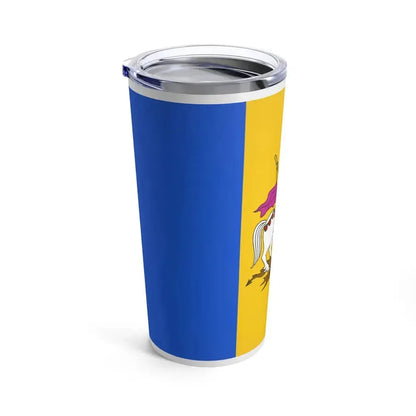 Flag of Kyiv Oblast Ukraine - Tumbler 20oz - Go Mug Yourself