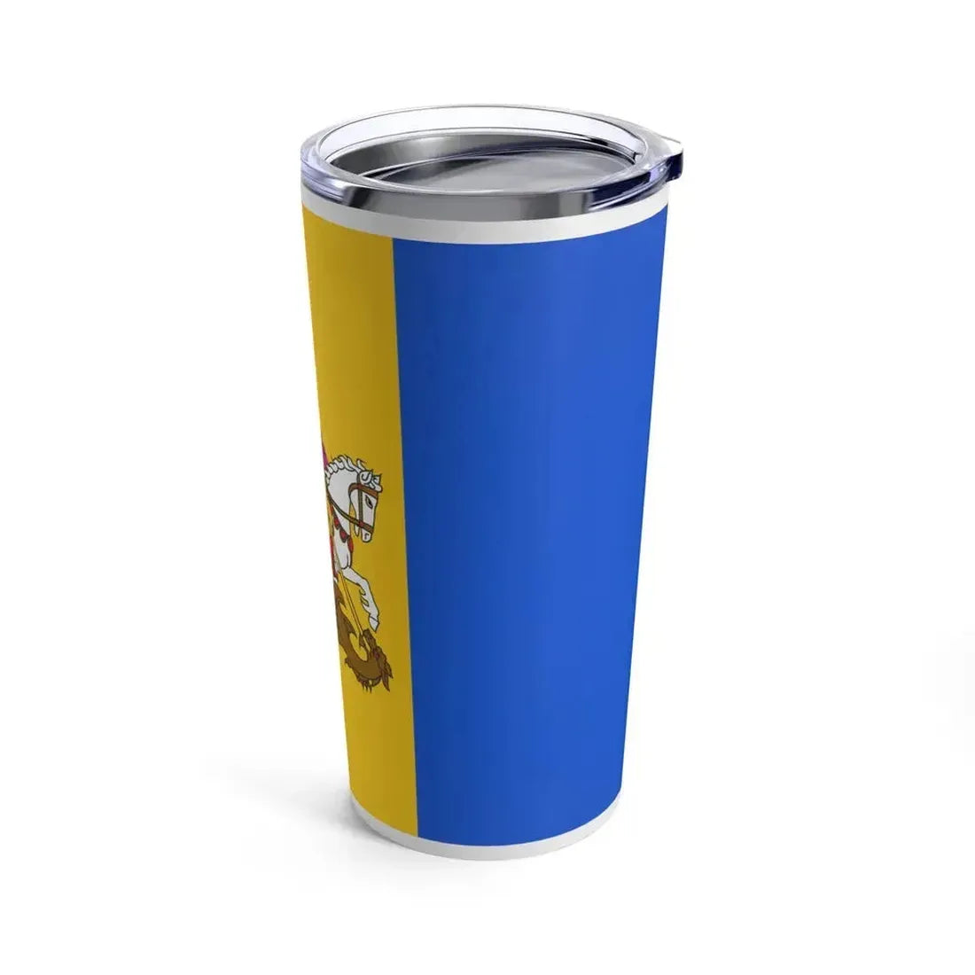 Flag of Kyiv Oblast Ukraine - Tumbler 20oz - Go Mug Yourself