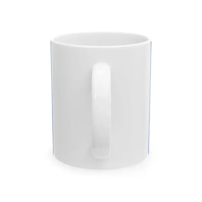 Flag of Kyiv Oblast Ukraine - White Coffee Mug - Go Mug Yourself