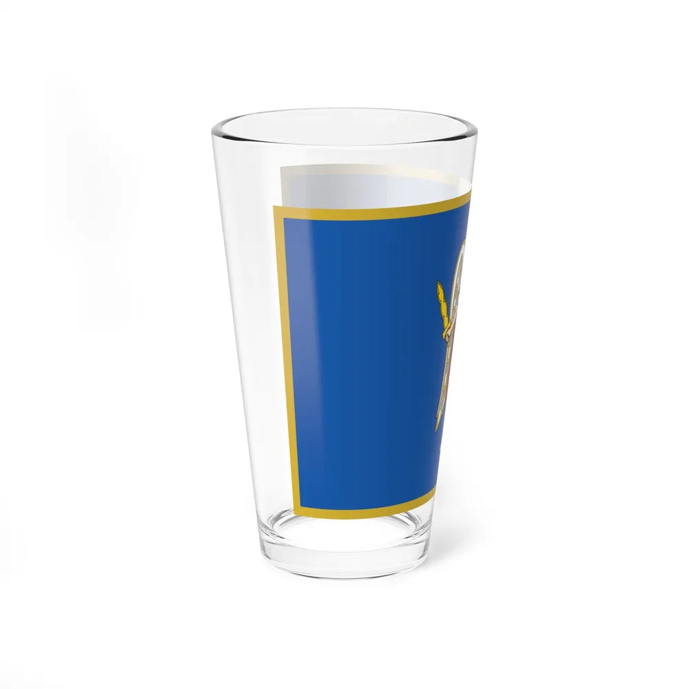 Flag of Kyiv Ukraine - Pint Glass 16oz-Go Mug Yourself